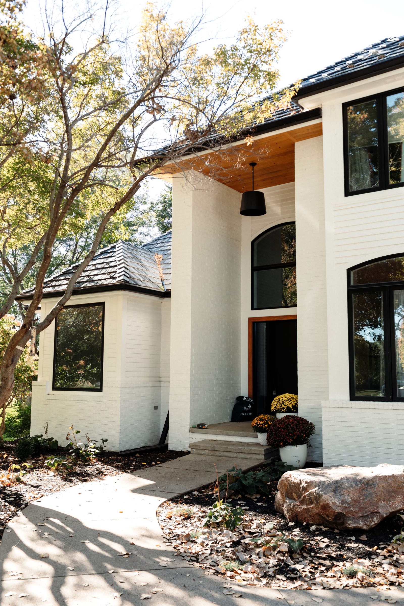 The exterior of a Sioux Falls home remodeled by Dwellings